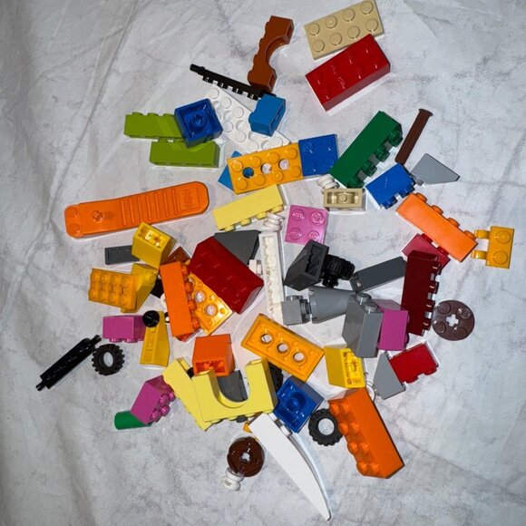 3 Ounces Of Lego Toy Bricks Random Lot - Picture 1 of 5